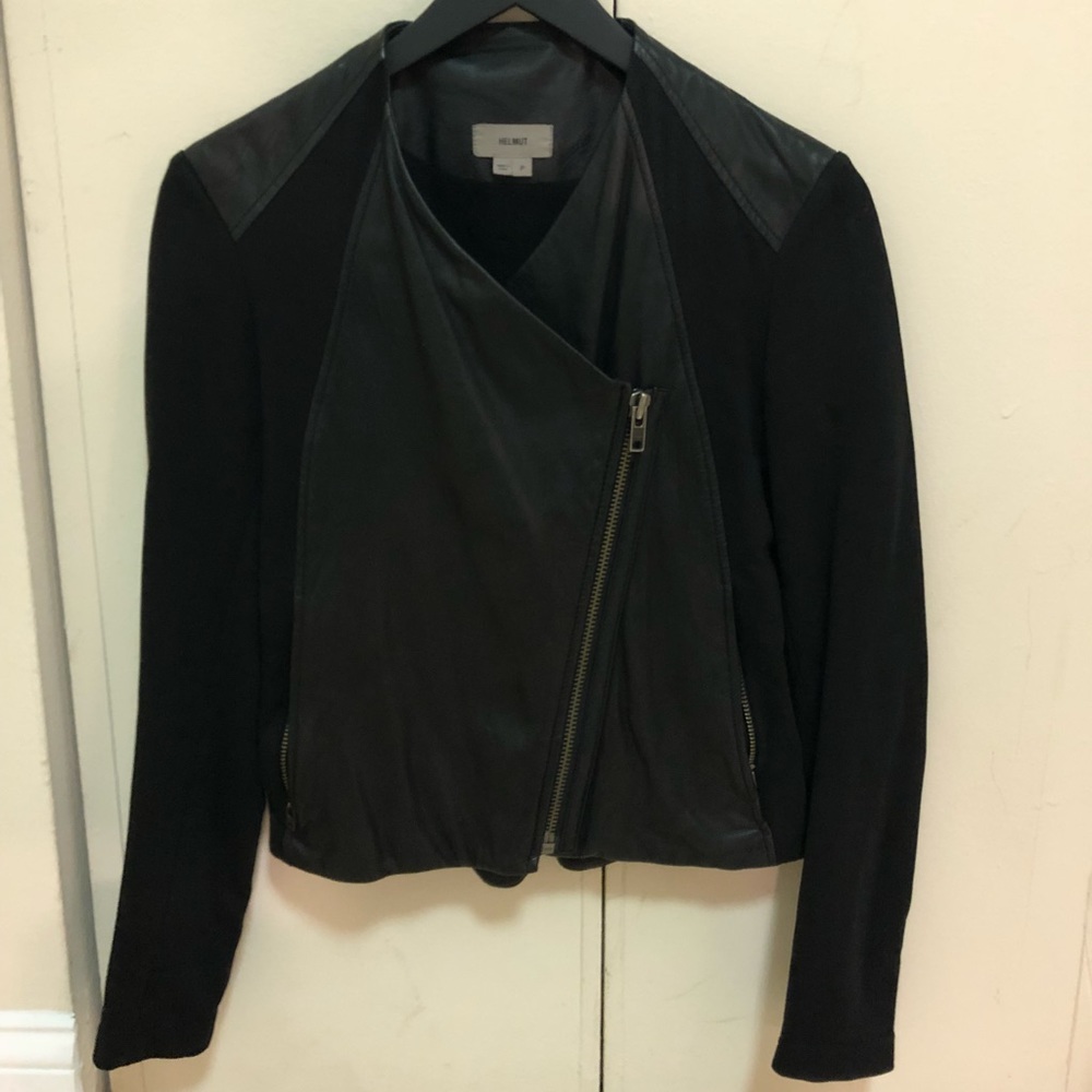 Vintage black Helmut Lang sweater blazer
